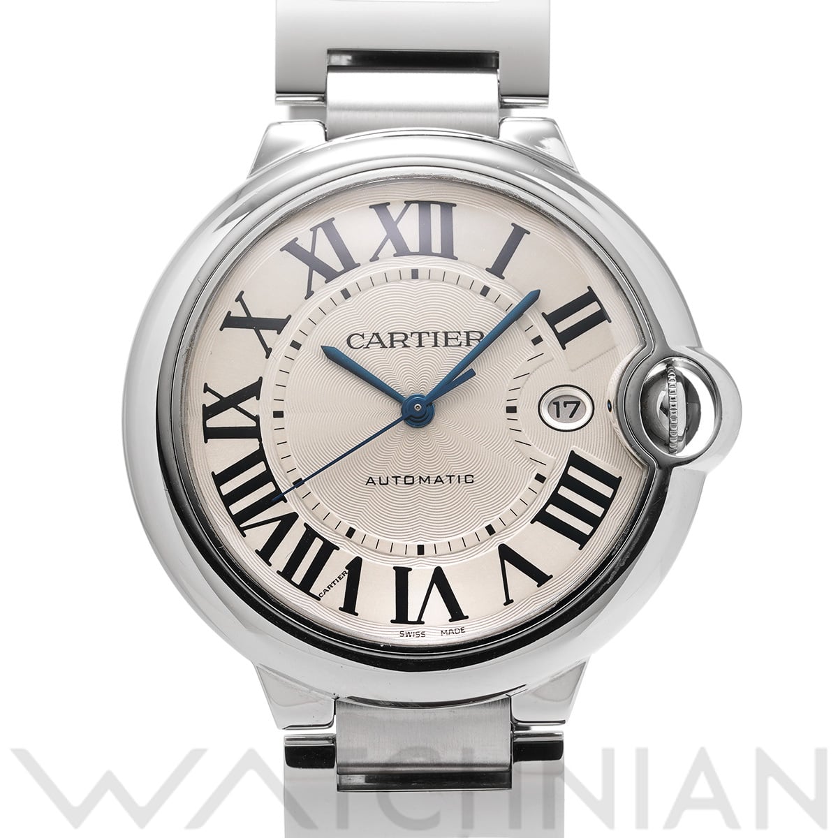 カルティエ バロンブルー W69012Z4 シルバー メンズ 時計 【中古】【wristwatch】