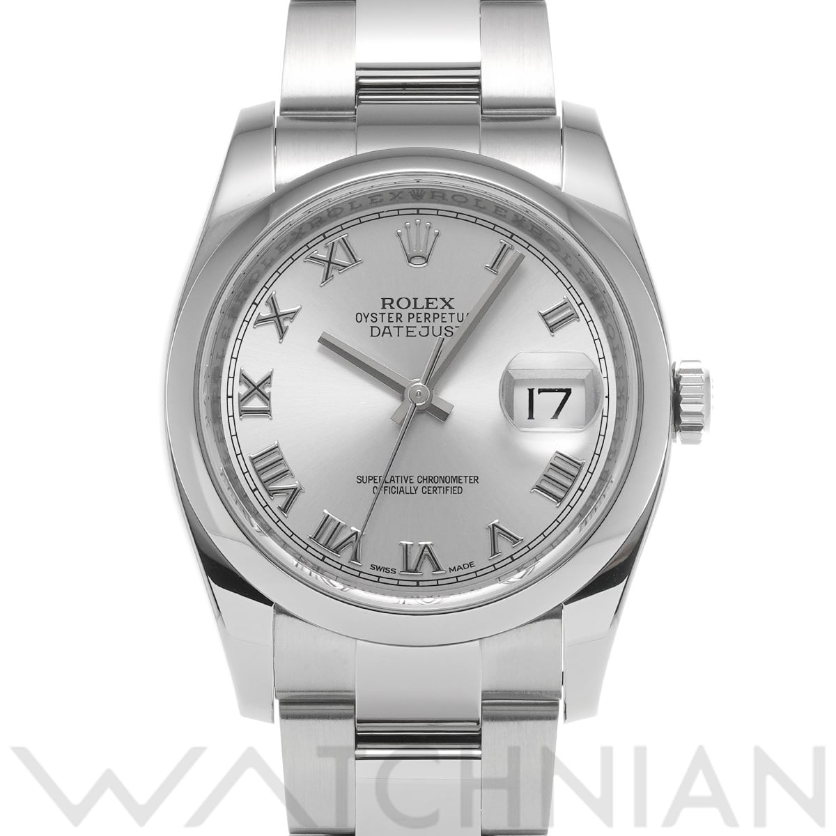 ロレックス デイトジャスト 36 116200 シルバー メンズ 時計 【中古】【wristwatch】