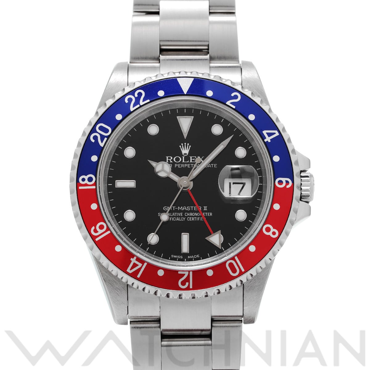 ロレックス GMTマスターII 16710 ブラック メンズ 時計 【中古】【wristwatch】