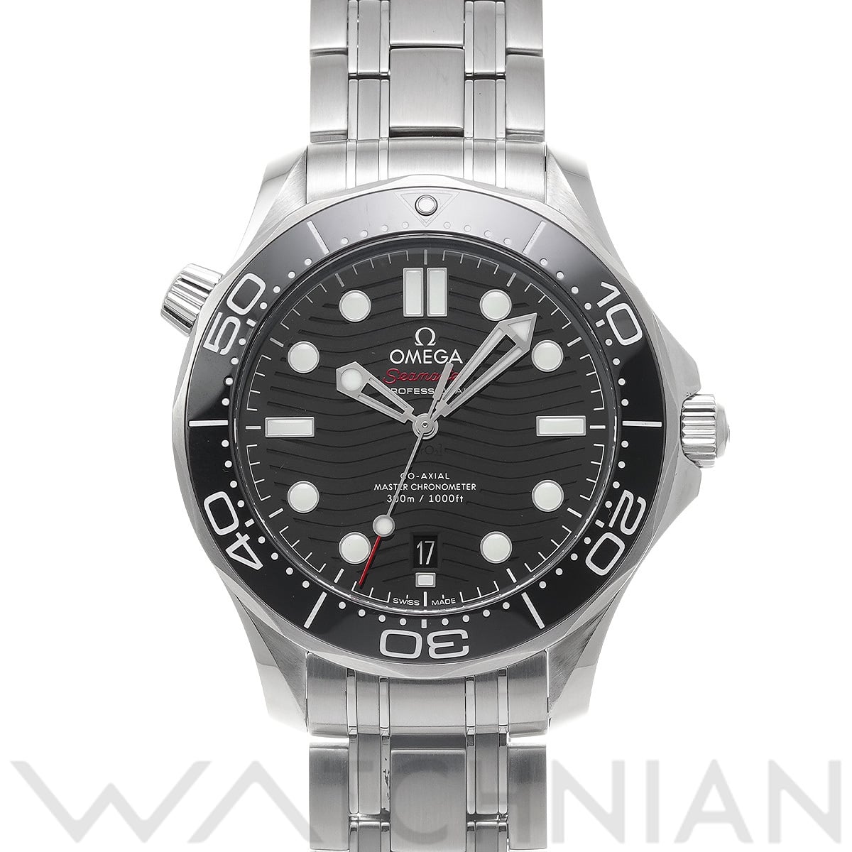 オメガ シーマスター ダイバー300 コーアクシャル マスタークロノメーター 210.30.42.20.01.001 ブラック メンズ 時計 【中古】【wristwatch】