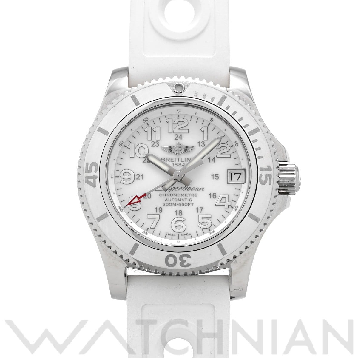 ブライトリング スーパーオーシャン Ⅱ オートマチック 36 A17312D2/A775 ホワイト メンズ 時計 【中古】【wristwatch】