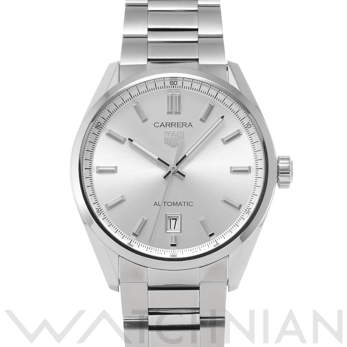 タグ ホイヤー カレラ キャリバー5 WBN2111.BA0639 シルバー メンズ 時計 【中古】【wristwatch】