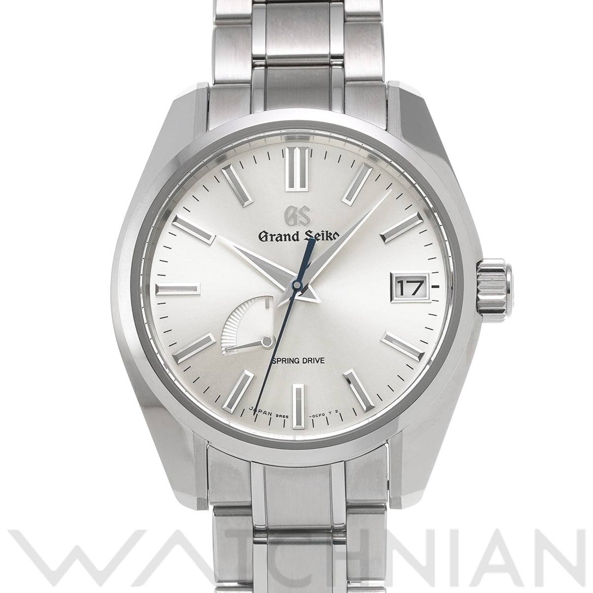 グランドセイコー ヘリテージコレクション スプリングドライブ SBGA373 シルバー メンズ 時計 【中古】【wristwatch】