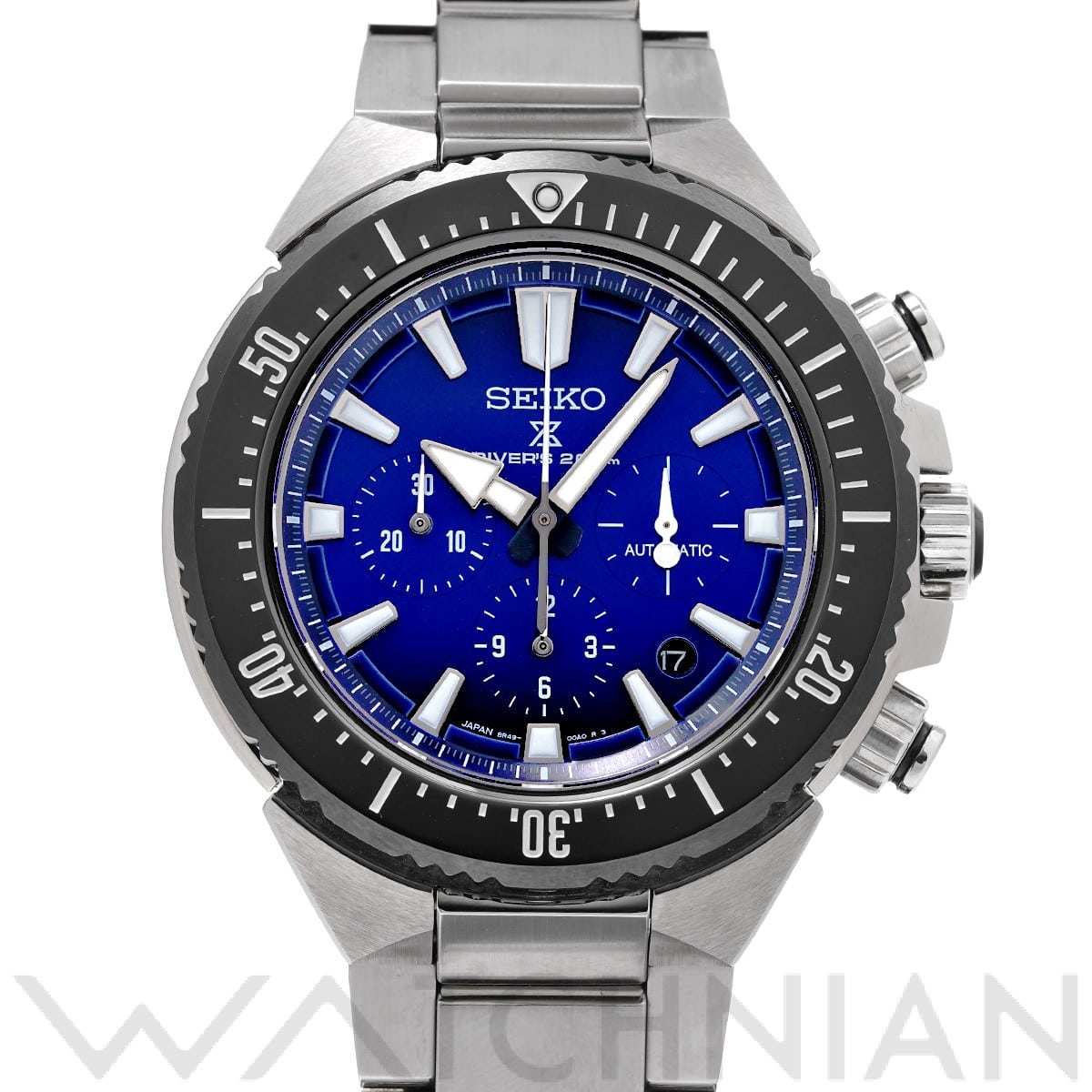 セイコー プロスペックス ダイバー スキューバ SBEC003 ブルー メンズ 時計 【中古】【wristwatch】