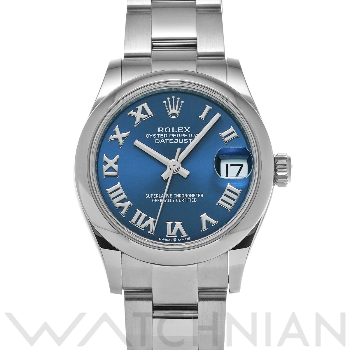 ロレックス デイトジャスト 31 278240 ブライトブルー ユニセックス 時計 【中古】【wristwatch】