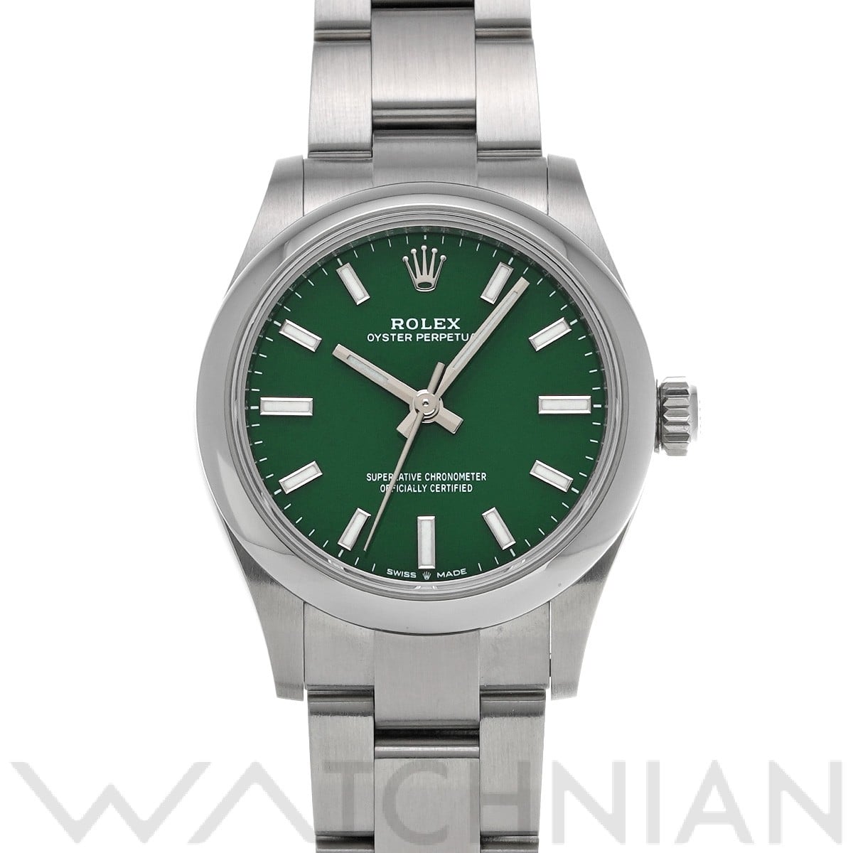 ロレックス オイスターパーペチュアル 31 277200 グリーン ユニセックス 時計 【中古】【wristwatch】