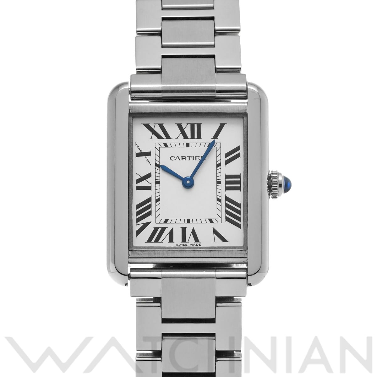 カルティエ タンク ソロ SM W5200013 シルバー レディース 時計 【中古】【wristwatch】