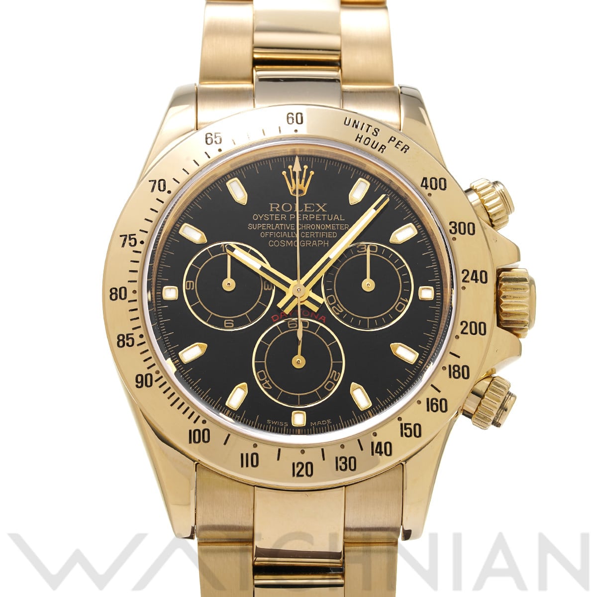 ロレックス コスモグラフ デイトナ 116528 ブラック/ブラック メンズ 時計 【中古】【wristwatch】
