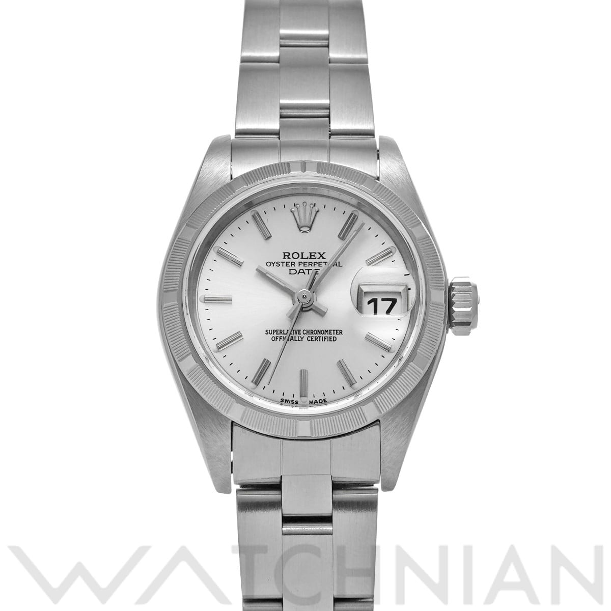 ロレックス オイスターパーペチュアル デイト 79190 シルバー レディース 時計 【中古】【wristwatch】