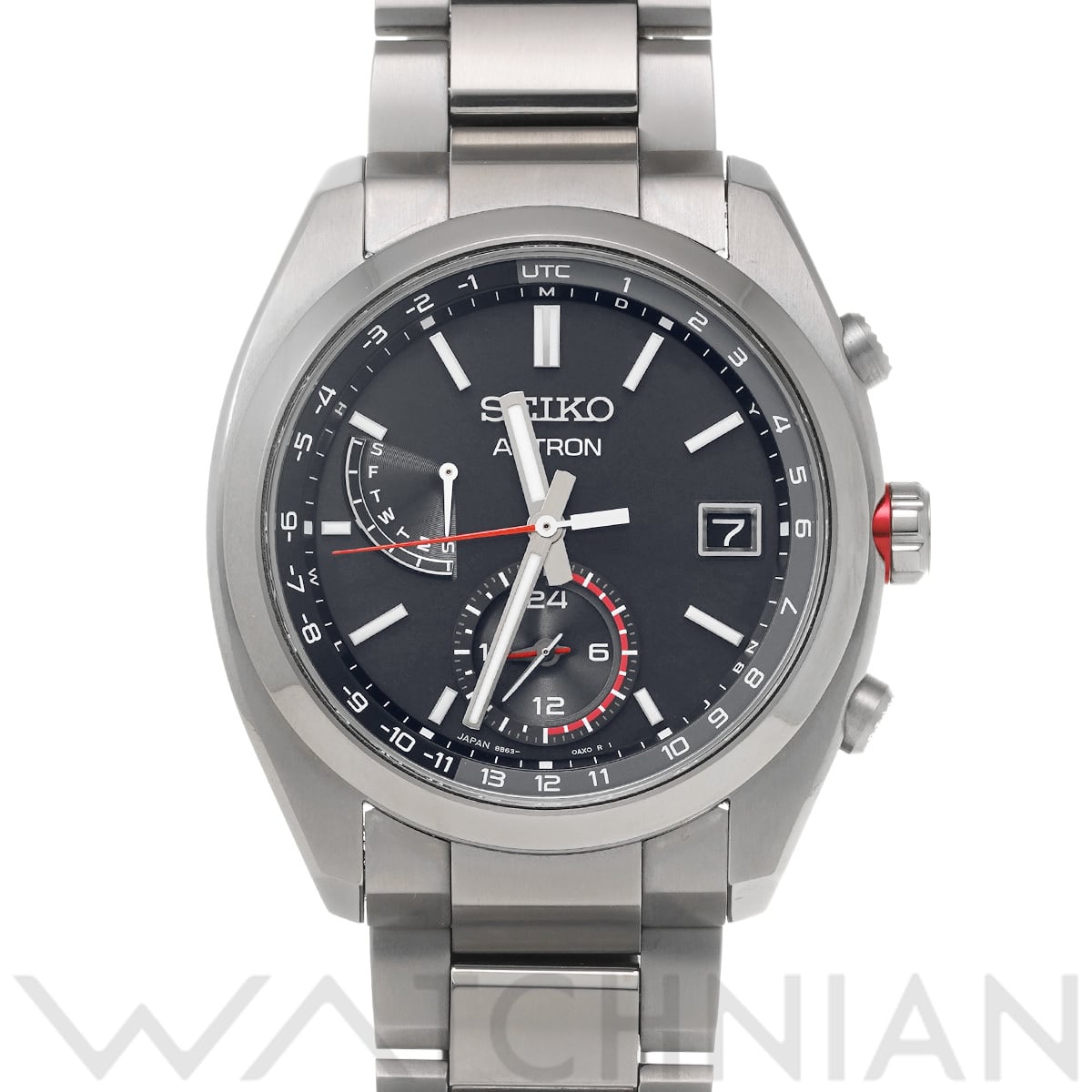 セイコー アストロン SBXY017 ブラック メンズ 時計 【中古】【wristwatch】