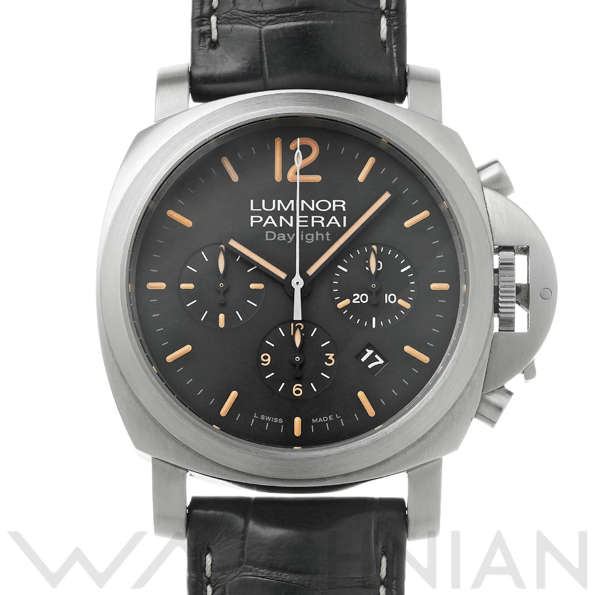 パネライ ルミノール クロノ デイライト PAM00356 ブラック メンズ 時計 【中古】【wristwatch】