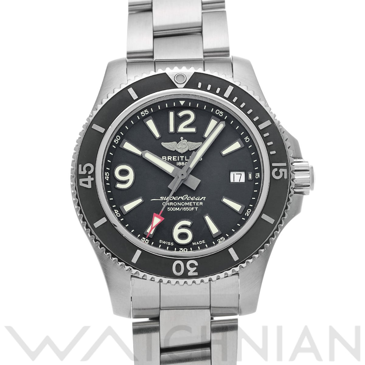 ブライトリング スーパーオーシャン オートマチック 42 A17366021B1A1 ブラック メンズ 時計 【中古】【wristwatch】