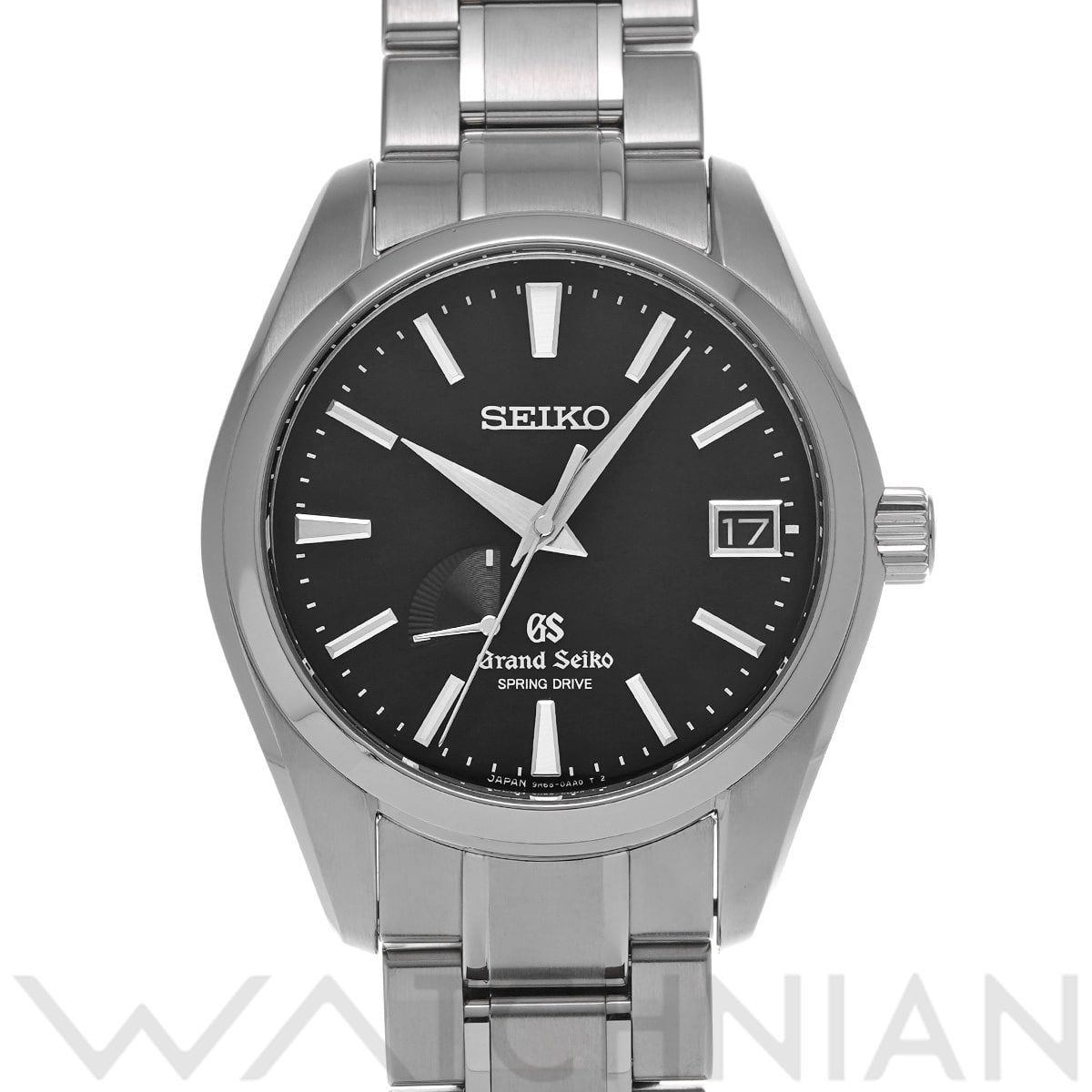 グランドセイコー スプリングドライブ SBGA003 ブラック メンズ 時計 【中古】【wristwatch】