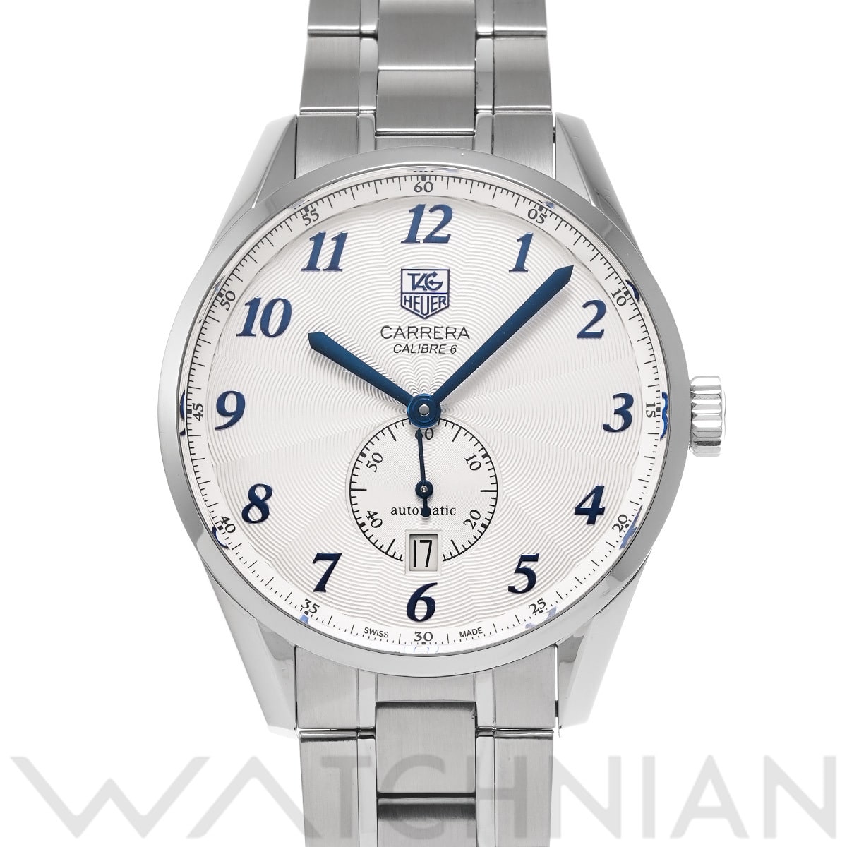 タグ ホイヤー カレラ ヘリテージ キャリバー6 WAS2111.BA0732 シルバー メンズ 時計 【中古】【wristwatch】