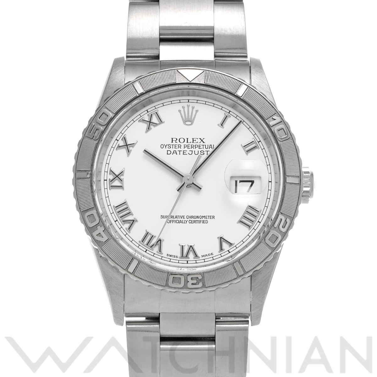 ロレックス デイトジャスト サンダーバード 16264 ホワイト メンズ 時計 【中古】【wristwatch】