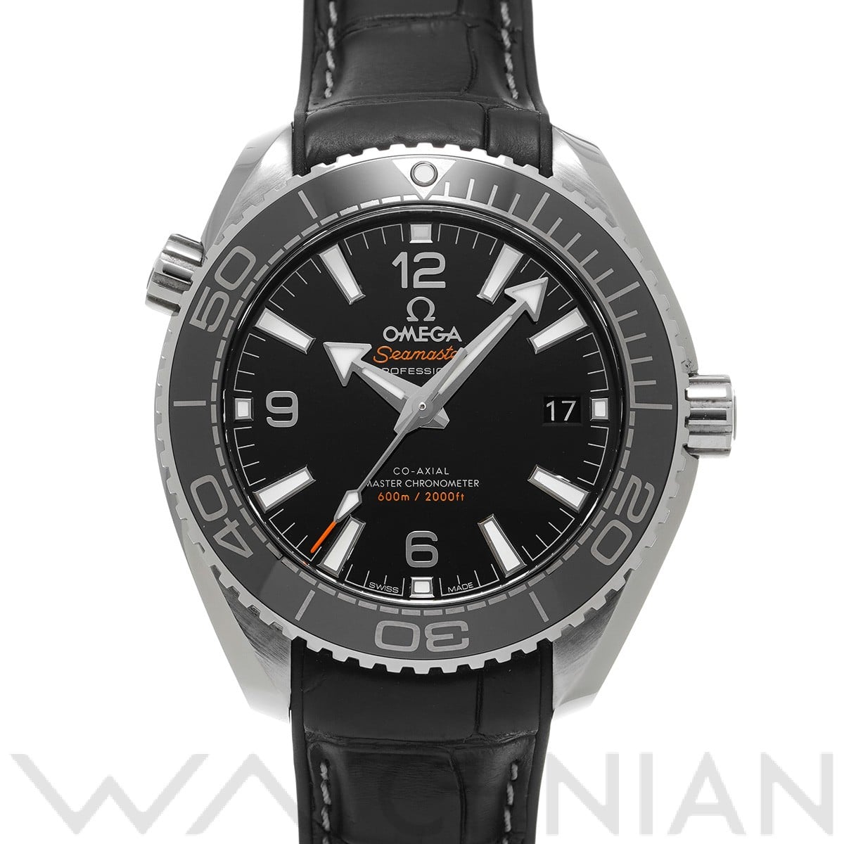 オメガ シーマスター プラネットオーシャン 600 マスタークロノメーター 215.33.40.20.01.001 ブラック メンズ 時計 【中古】【wristwatch】