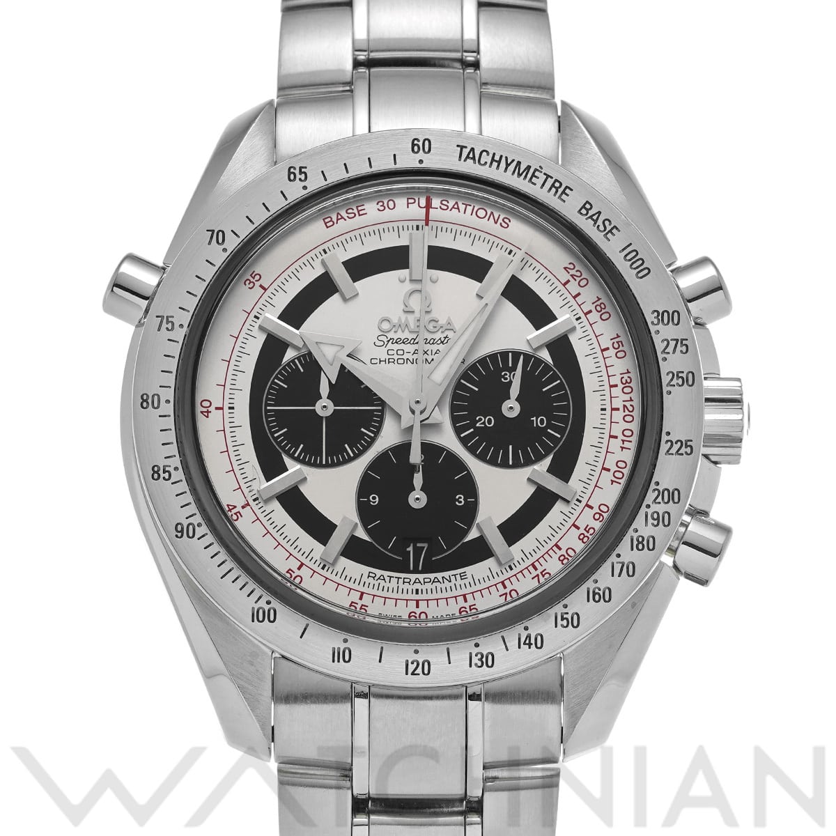 オメガ スピードマスター ブロードアロー ラトラパンテ コーアクシャル 3582.31 シルバー/ブラック メンズ 時計 【中古】【wristwatch】