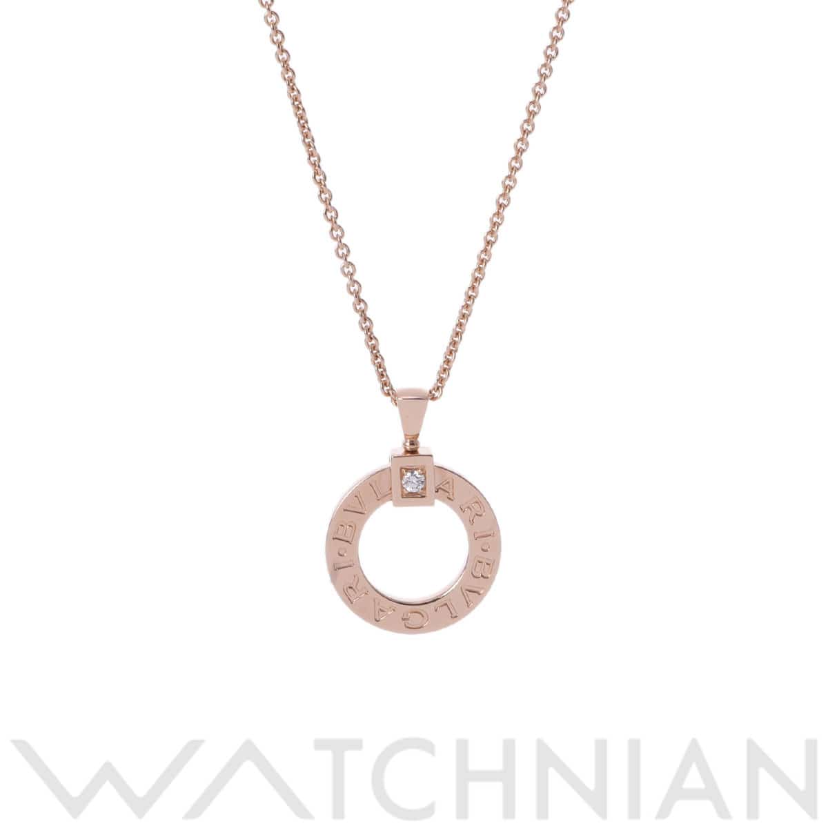 ブルガリ ブルガリブルガリ ネックレス 1PD ゴールド K18ピンクゴールド PG レディース ジュエリー 【中古】【jewelry】