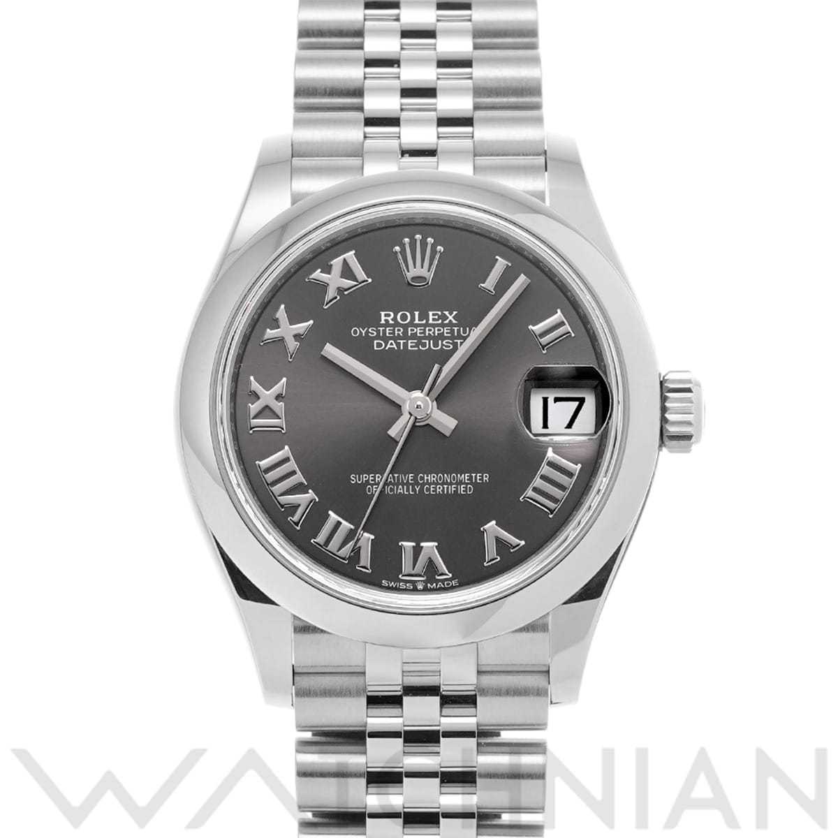 ロレックス デイトジャスト 31 278240 ダークグレー ユニセックス 時計 【中古】【wristwatch】