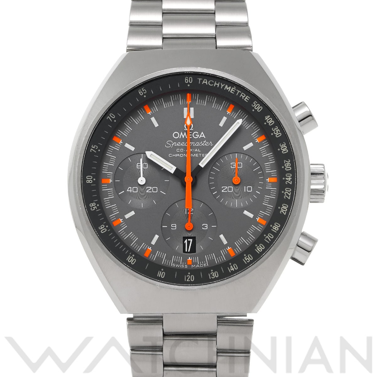 オメガ スピードマスター マークII コーアクシャル 327.10.43.50.06.001 グレー メンズ 時計 【中古】【wristwatch】