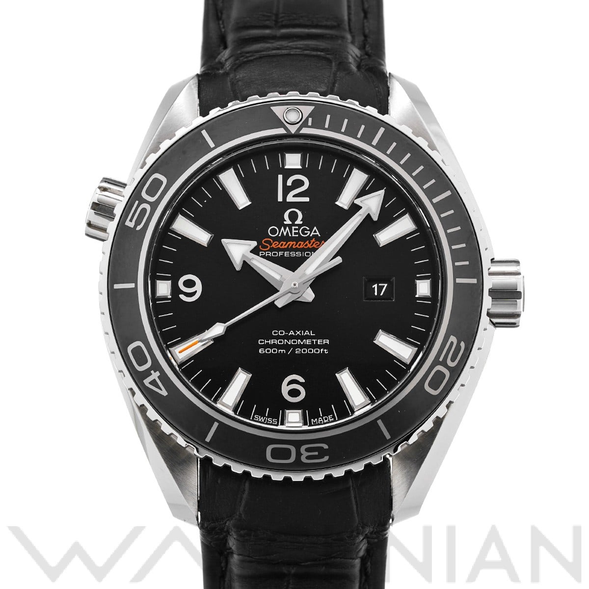 オメガ シーマスター プラネットオーシャン 600 コーアクシャル 232.33.38.20.01.001 ブラック メンズ 時計 【中古】【wristwatch】