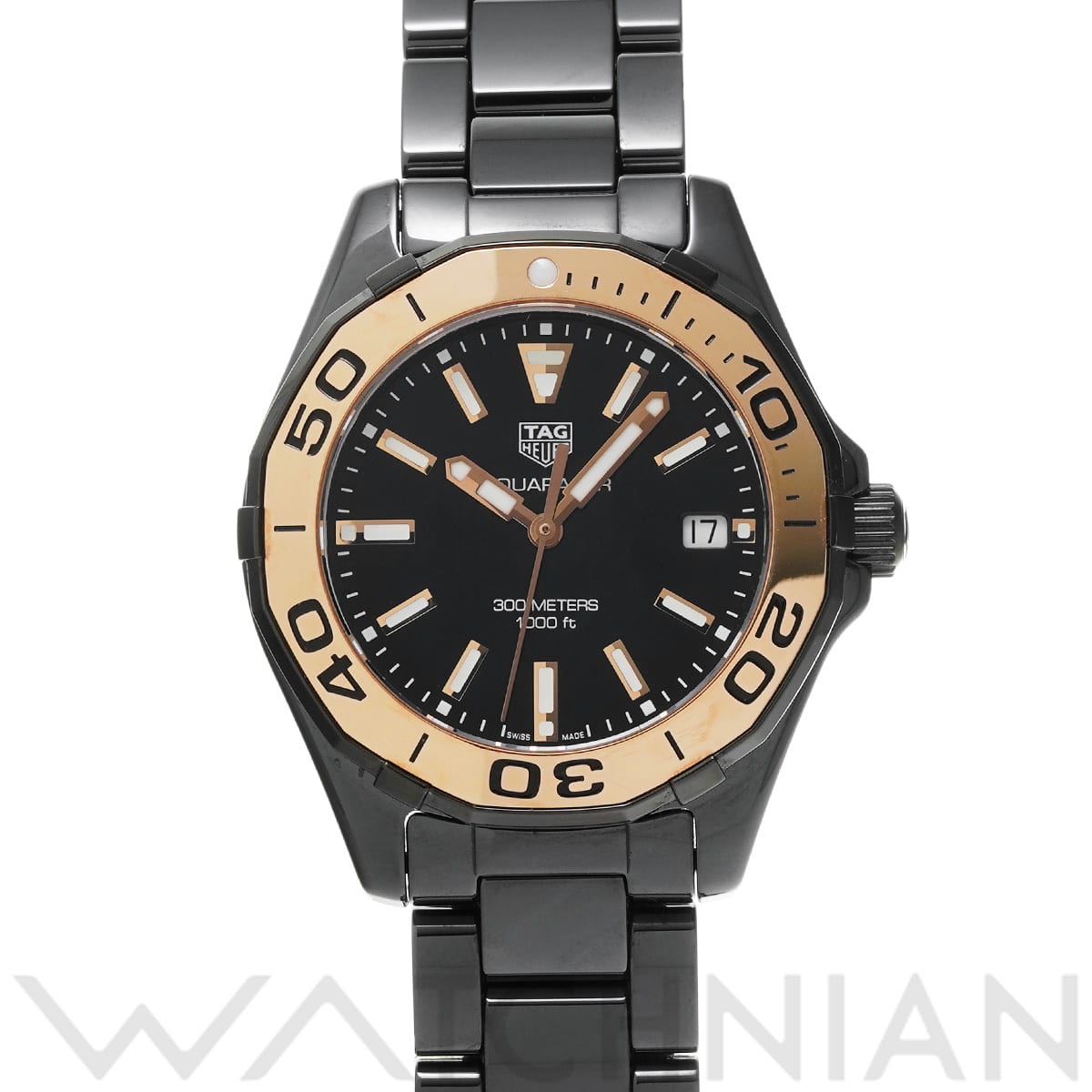 タグ ホイヤー アクアレーサー WAY1355.BH0716 ブラック ユニセックス 時計 【中古】【wristwatch】