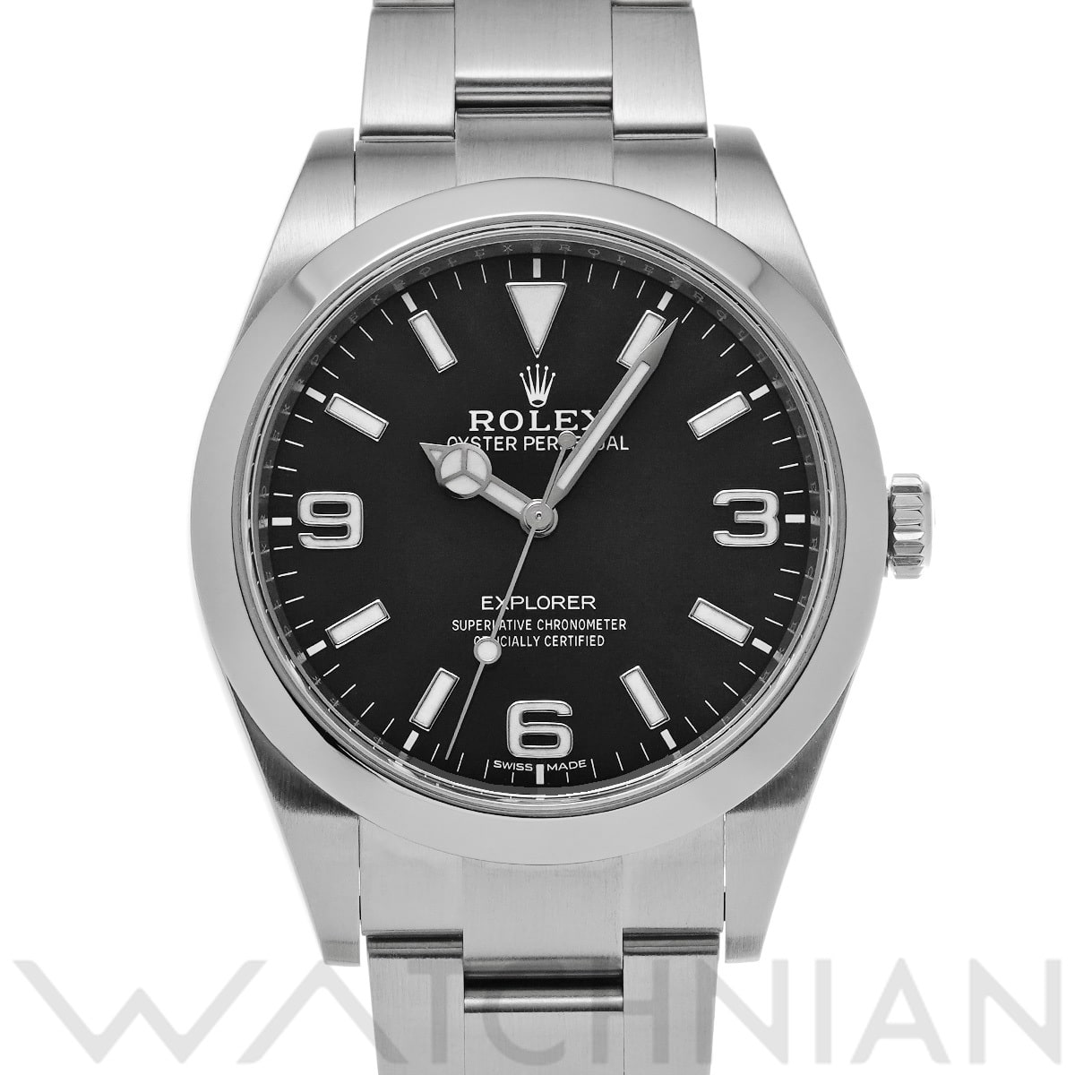 ロレックス エクスプローラー 214270 ブラック メンズ 時計 【中古】【wristwatch】