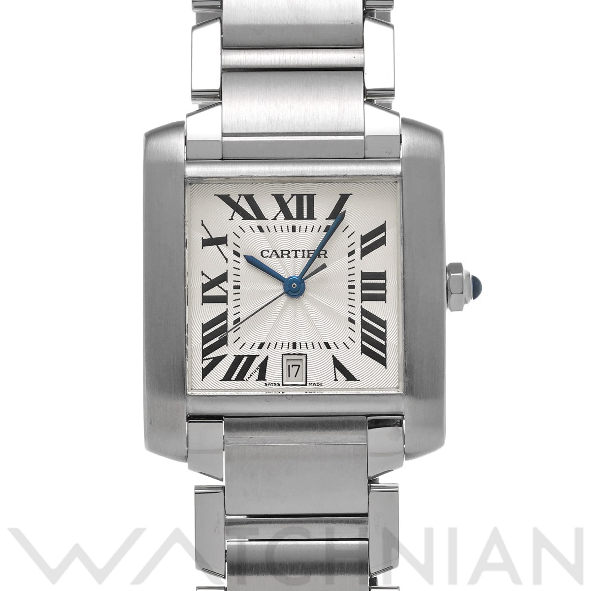 カルティエ タンク フランセーズ LM W51002Q3 シルバー メンズ 時計 【中古】【wristwatch】