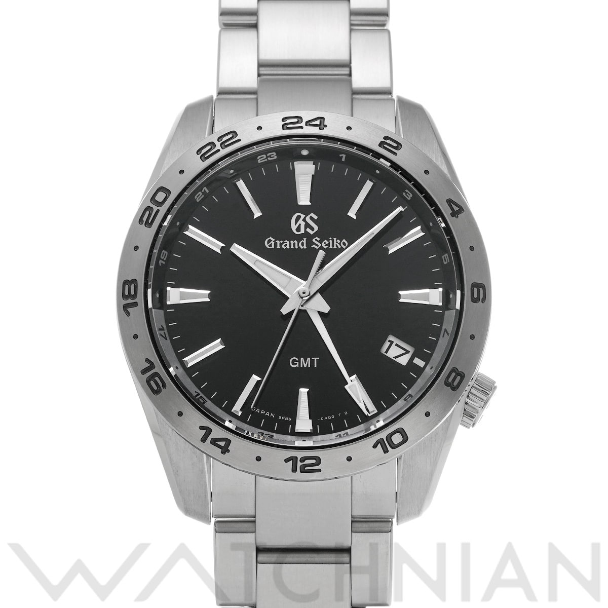 グランドセイコー スポーツコレクション クォーツ GMT SBGN027 ブラック メンズ 時計 【中古】【wristwatch】