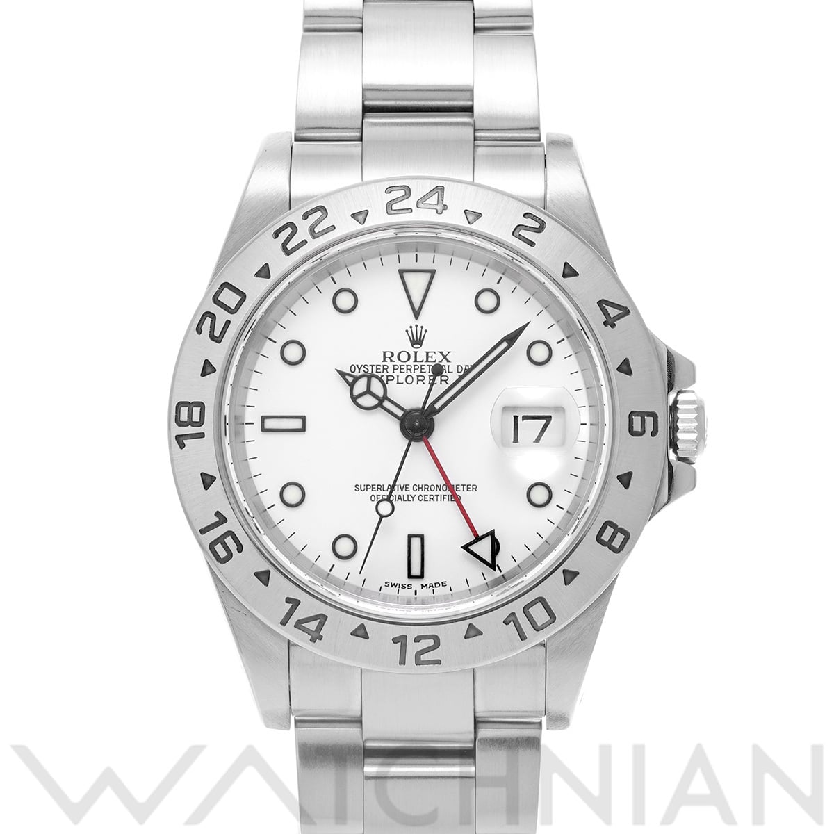 ロレックス エクスプローラーII 16570 ホワイト メンズ 時計 【中古】【wristwatch】