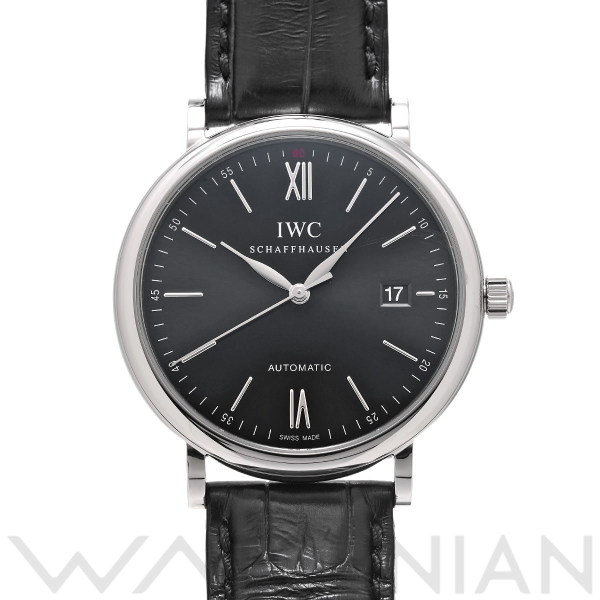 IWC ポートフィノ オートマティック IW356502 ブラック メンズ 時計 【中古】【wristwatch】