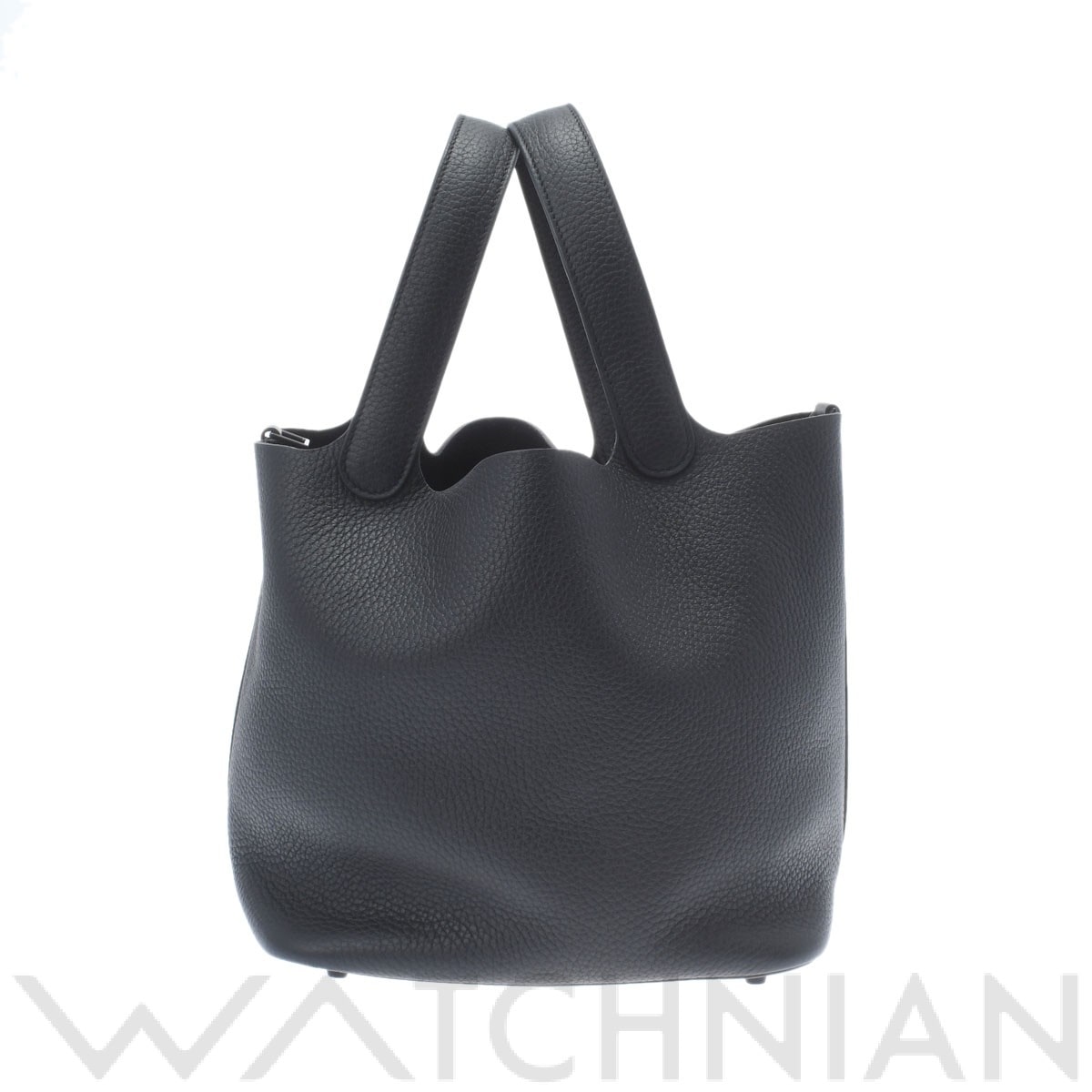 エルメス ピコタン ロック MM モノクローム 黒/パラジウム金具（ブラック加工） トリヨンクレマンス レディース バッグ 【未使用】【bag】