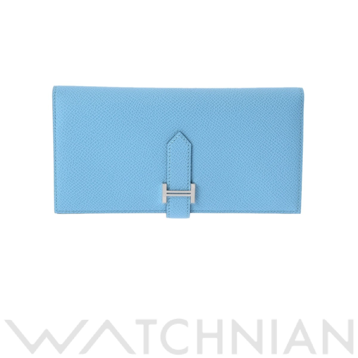 エルメス ベアンスフレ ヴェルソ セレステ/ヴェールジェイド/パラジウム金具 ヴォーエプソン ユニセックス 財布 【未使用】【purse】