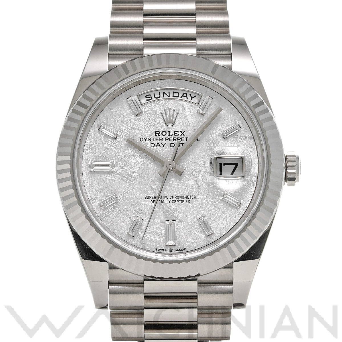 ロレックス デイデイト 40 228239 メテオライト/ダイヤモンド メンズ 時計 【新品】【wristwatch】