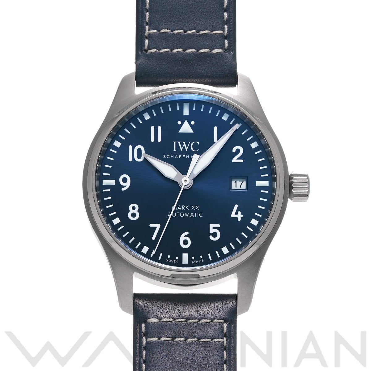 IWC パイロットウォッチ マーク XX IW328203 ブルー メンズ 時計 【中古】【wristwatch】
