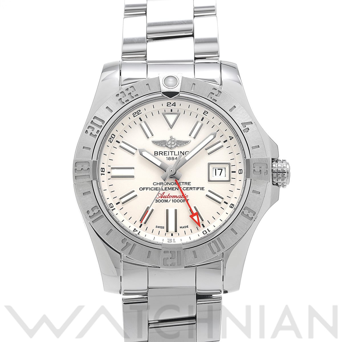 ブライトリング アベンジャー II GMT A329G78PSS シルバー メンズ 時計 【中古】【wristwatch】