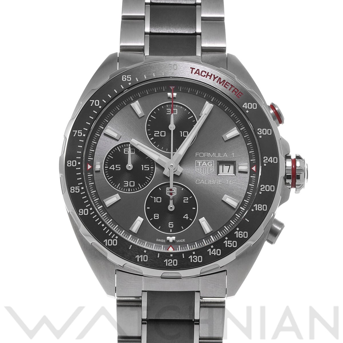 タグ ホイヤー フォーミュラ1 キャリバー16 クロノグラフ CAZ2012.BA0970 グレー/ブラック メンズ 時計 【中古】【wristwatch】