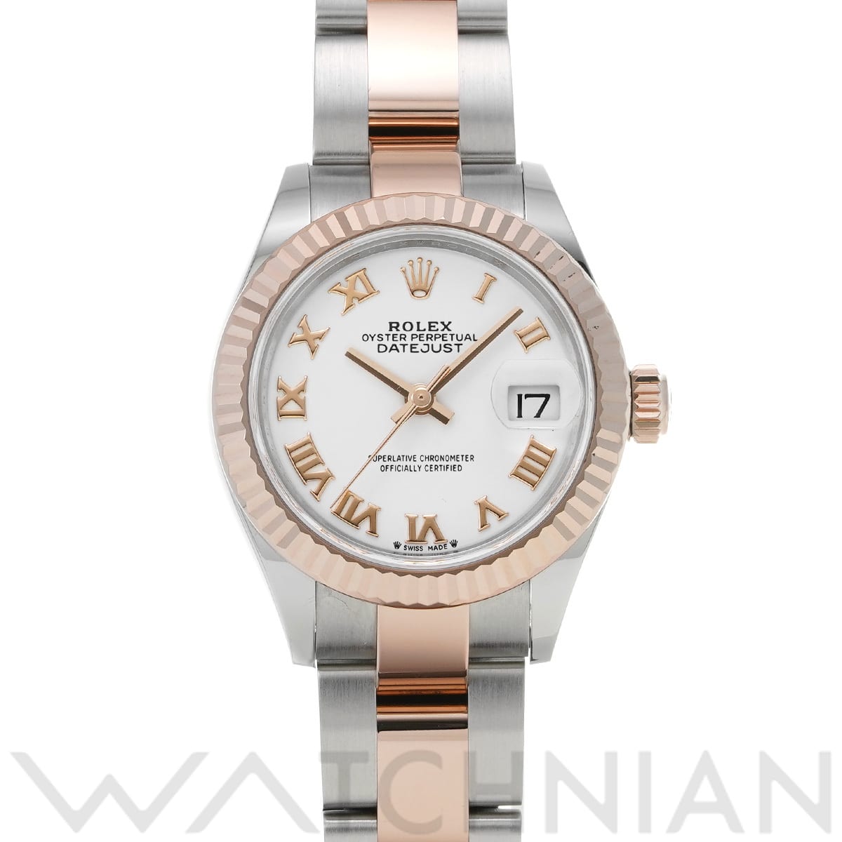 ロレックス レディ デイトジャスト 28 279171 ホワイト レディース 時計 【中古】【wristwatch】