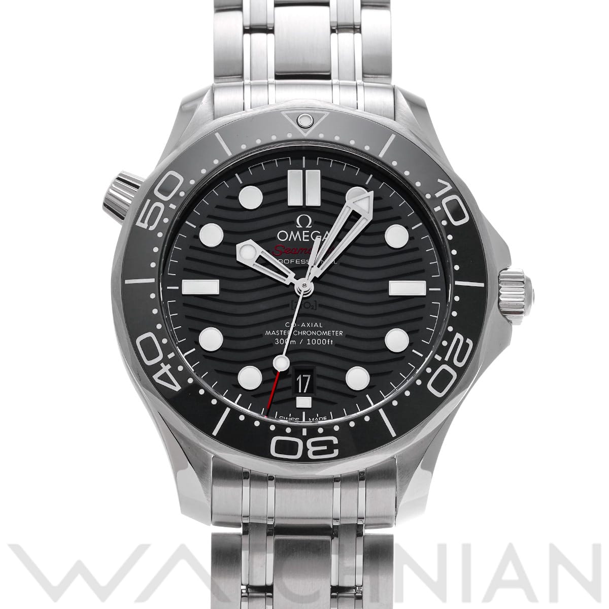 オメガ シーマスター ダイバー300 コーアクシャル マスタークロノメーター 210.30.42.20.01.001 ブラック メンズ 時計 【中古】【wristwatch】