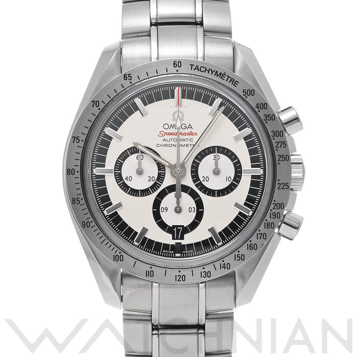 オメガ スピードマスター レジェンド ミハエル・シューマッハ 2005 3506.31 ホワイト/ブラック メンズ 時計 【中古】【wristwatch】