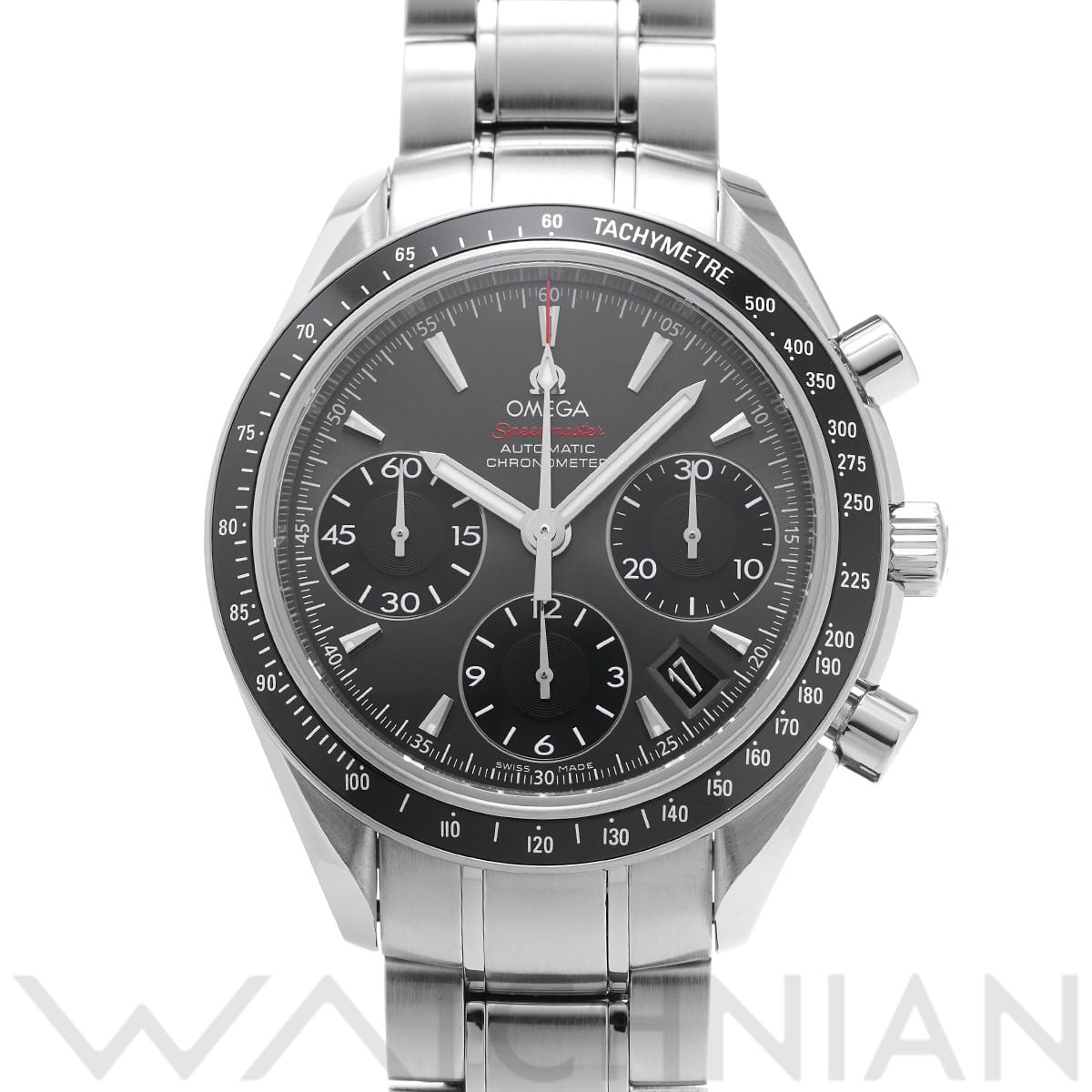オメガ スピードマスター デイト 323.30.40.40.06.001 グレー/ブラック メンズ 時計 【中古】【wristwatch】