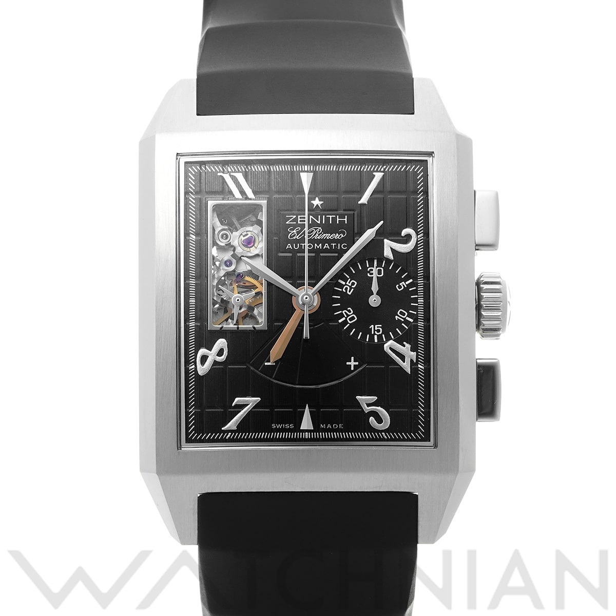 ゼニス ポートロワイヤル オープン 03.0540.4021/21.R512 ブラック メンズ 時計 【中古】【wristwatch】