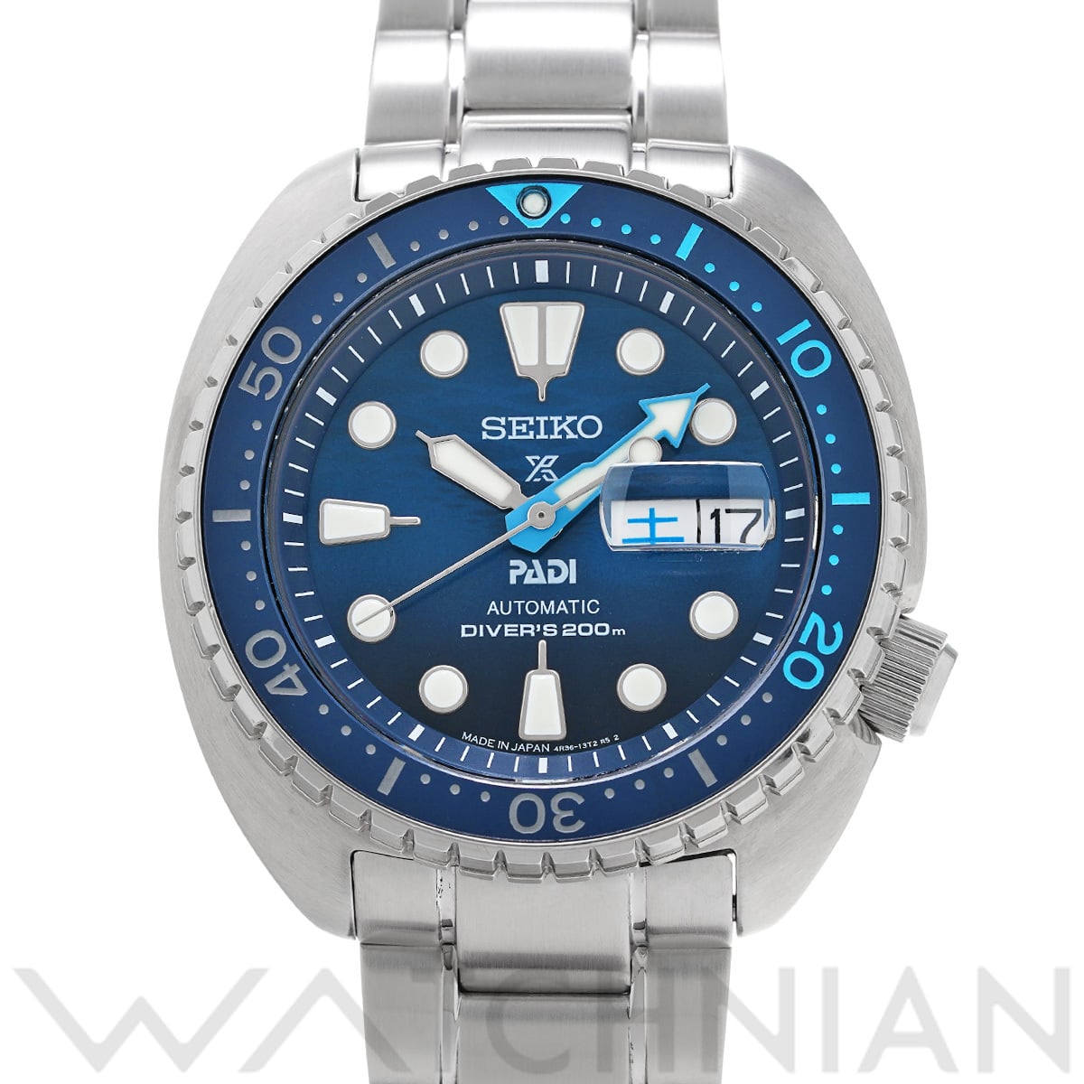 セイコー プロスペックス ダイバー スキューバ パディ スペシャルエディション SBDY125 ブルー メンズ 時計 【中古】【wristwatch】