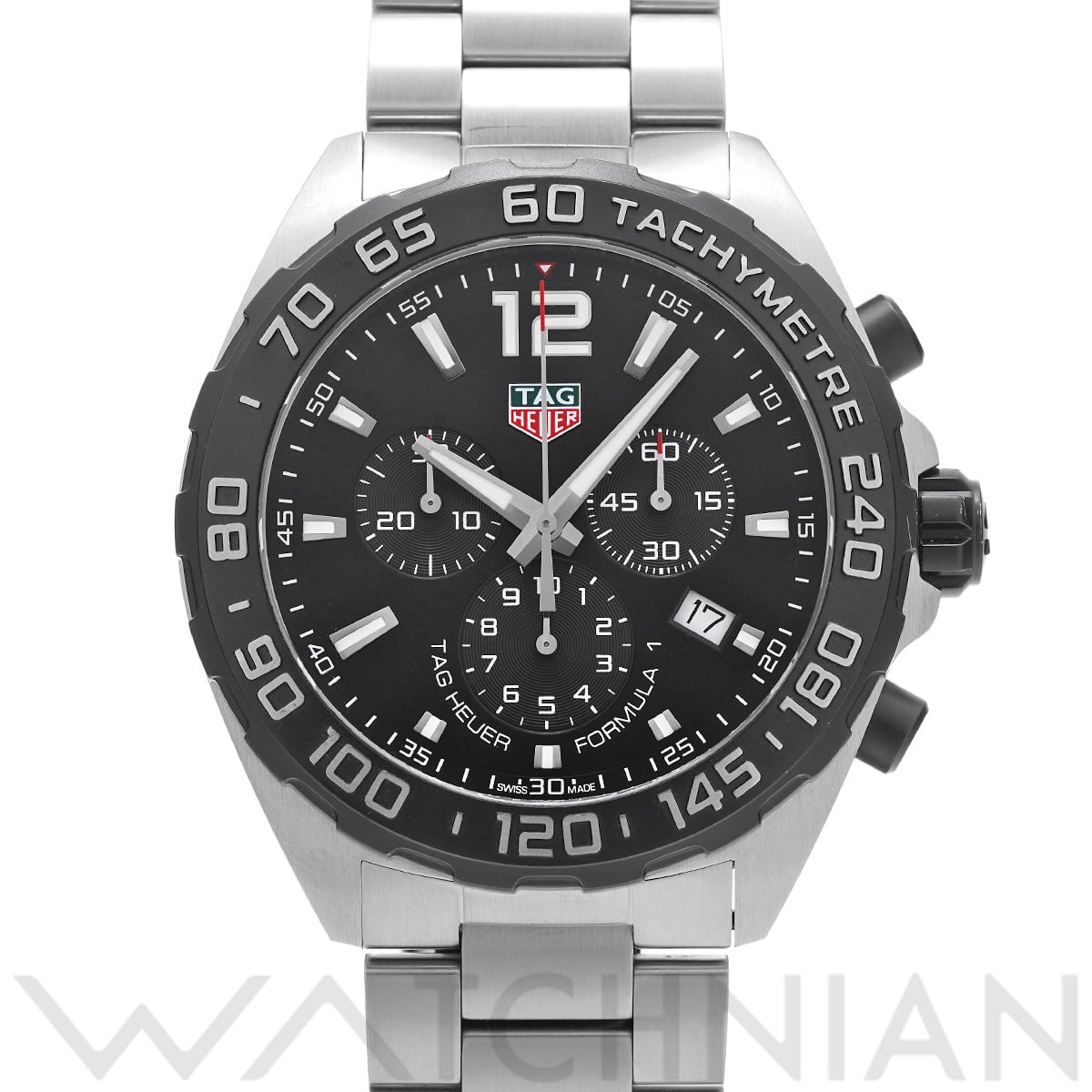 タグ ホイヤー フォーミュラ1 クォーツ クロノグラフ CAZ1010.BA0842 ブラック メンズ 時計 【中古】【wristwatch】