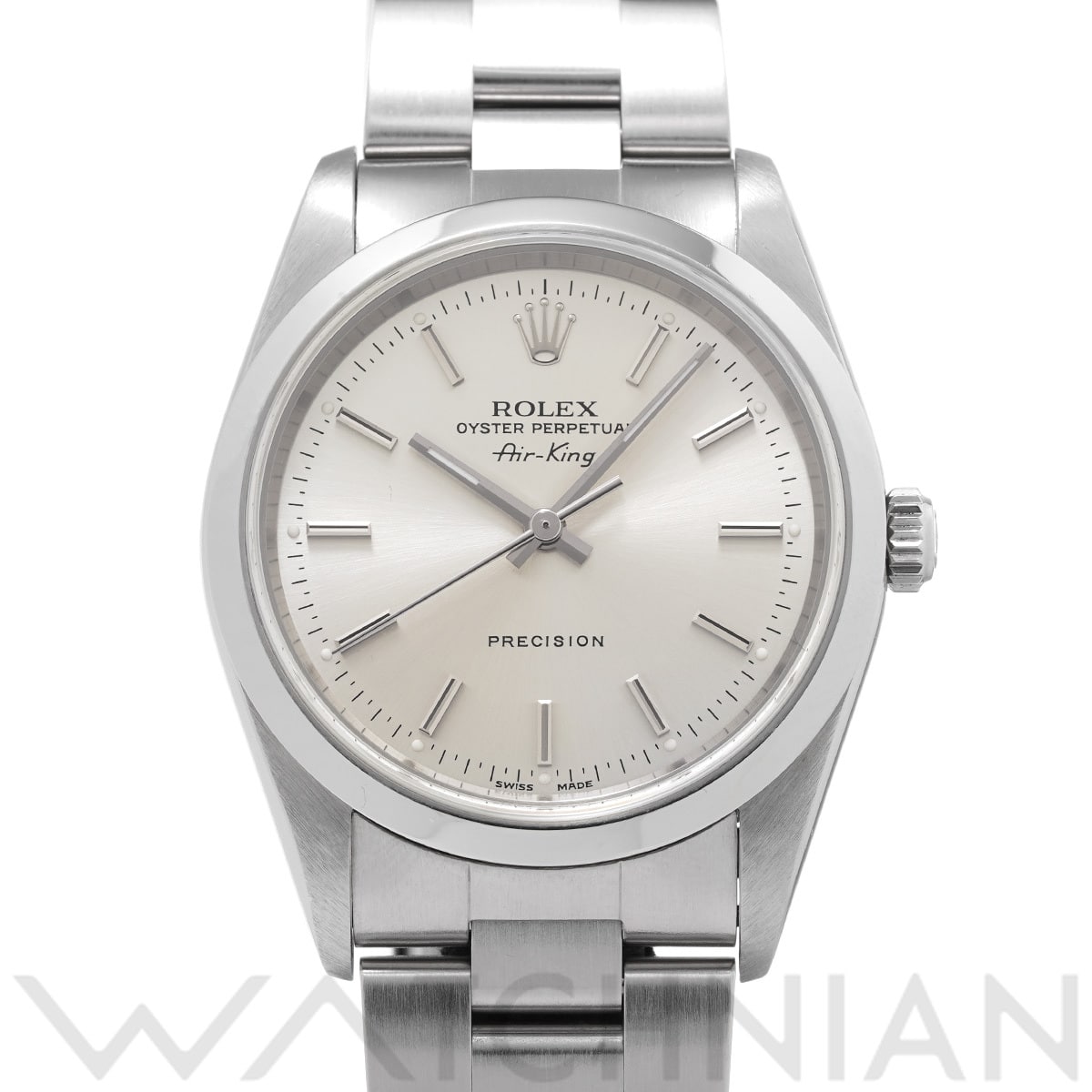 ロレックス エアキング 14000M シルバー メンズ 時計 【中古】【wristwatch】