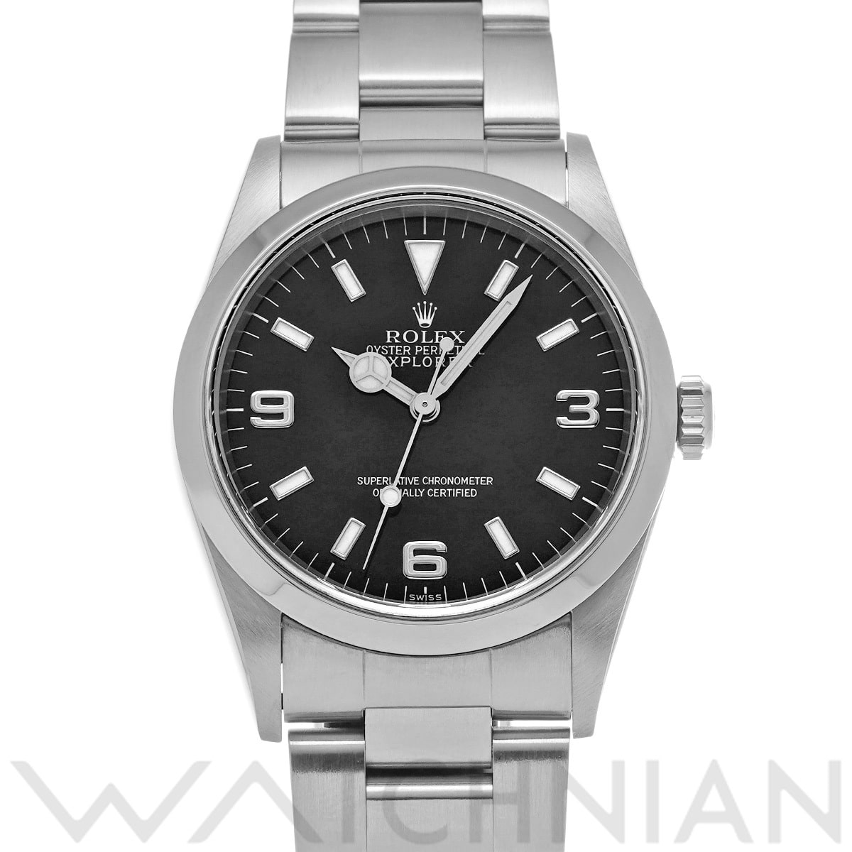 ロレックス エクスプローラー 14270 ブラック メンズ 時計 【中古】【wristwatch】