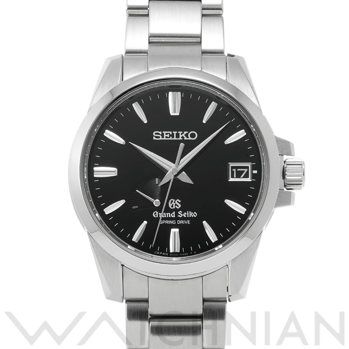 グランドセイコー ヘリテージコレクション スプリングドライブ SBGA027 ブラック メンズ 時計 【中古】【wristwatch】