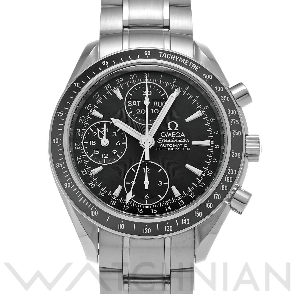 オメガ スピードマスター トリプルカレンダー 3220.50 ブラック メンズ 時計 【中古】【wristwatch】