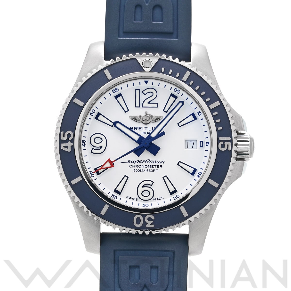 ブライトリング スーパーオーシャン オートマチック 42 A17366D81A1S1 ホワイト メンズ 時計 【中古】【wristwatch】