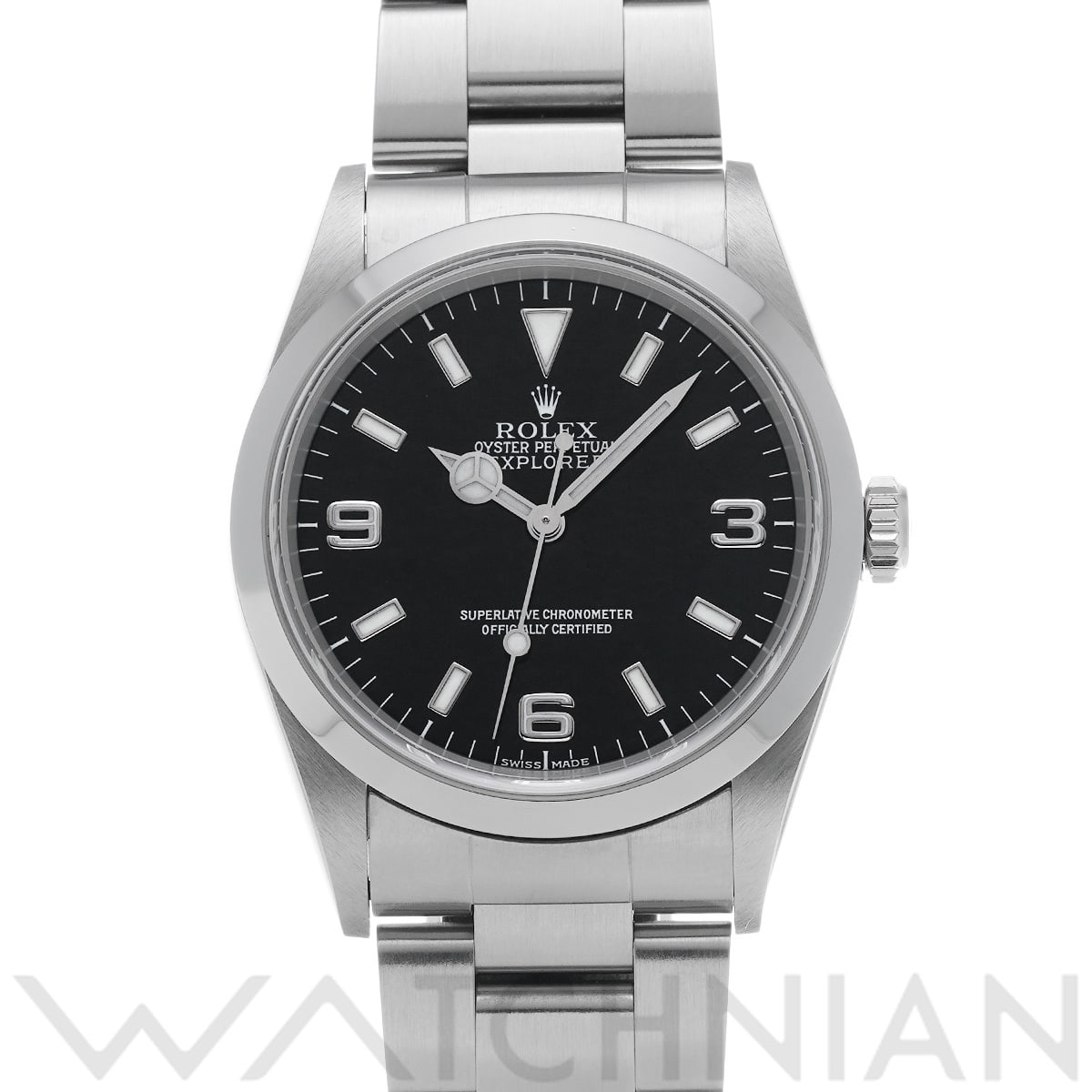 ロレックス エクスプローラー 14270 ブラック メンズ 時計 【中古】【wristwatch】